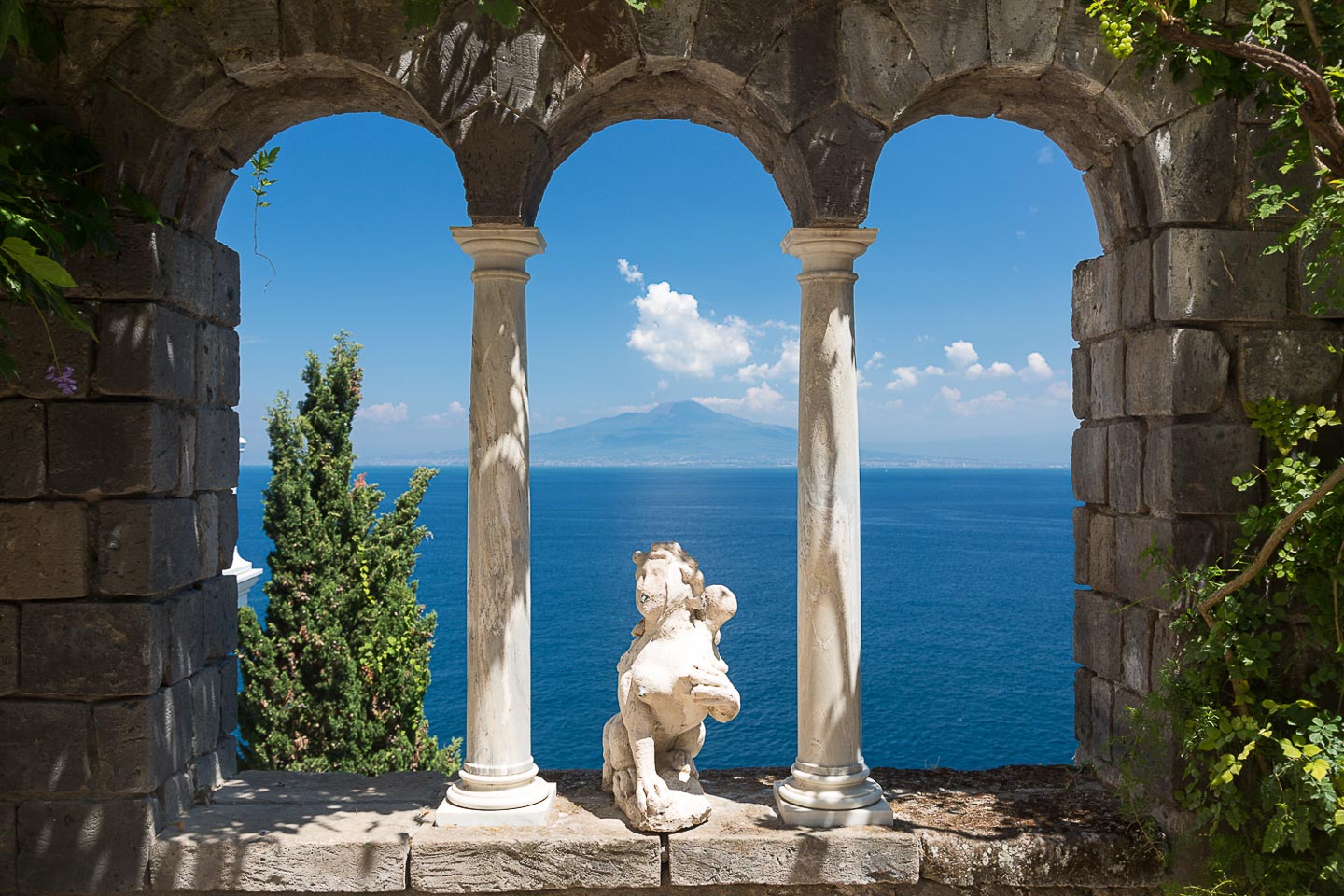 Villa Astor Amalfi paradise restored house luxury accommodation rental Sorrento Medditerranean sea view garden window view Mount Vesuvius Capri 22 1