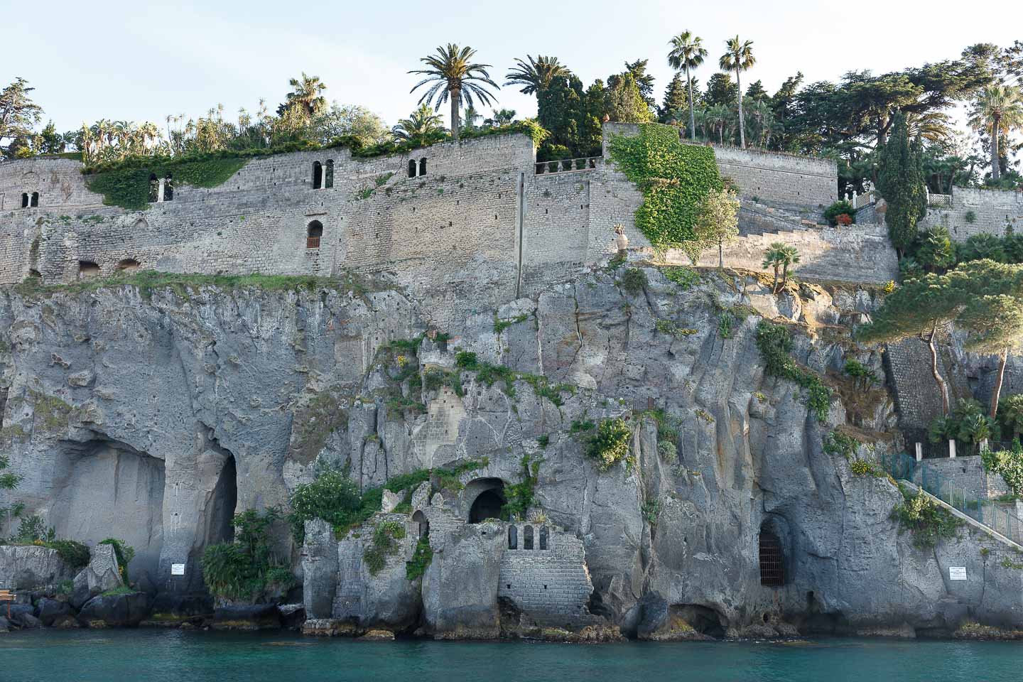Villa Astor Mediterranean sea landscape Amalfi Coast Naples Bay cliff picturesque private residence luxury home retreat guest accommodation natural pool sea grotto 15