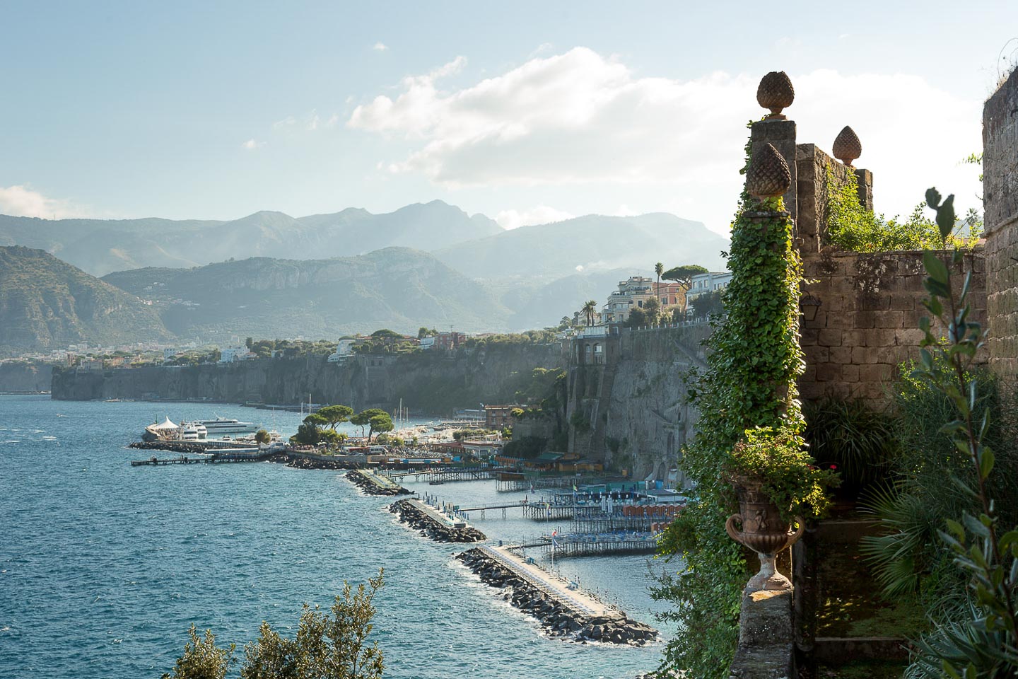 Villa Astor Sorrentine Peninsula Amalfi Coast Sorrento luxury home rental Mediterranean sea cliff private beach heavenly sea paradise boat 19 1