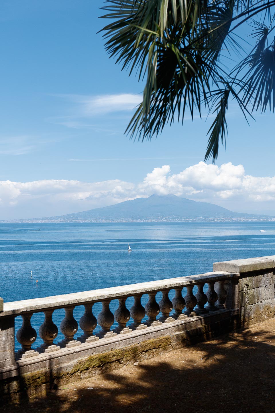 Villa Astor best terrace view Sorrento Vesuvio exotic palm tree garden park Italian wine food exclusive luxury retreat resort enjoing intimacy event destination wedding party 1