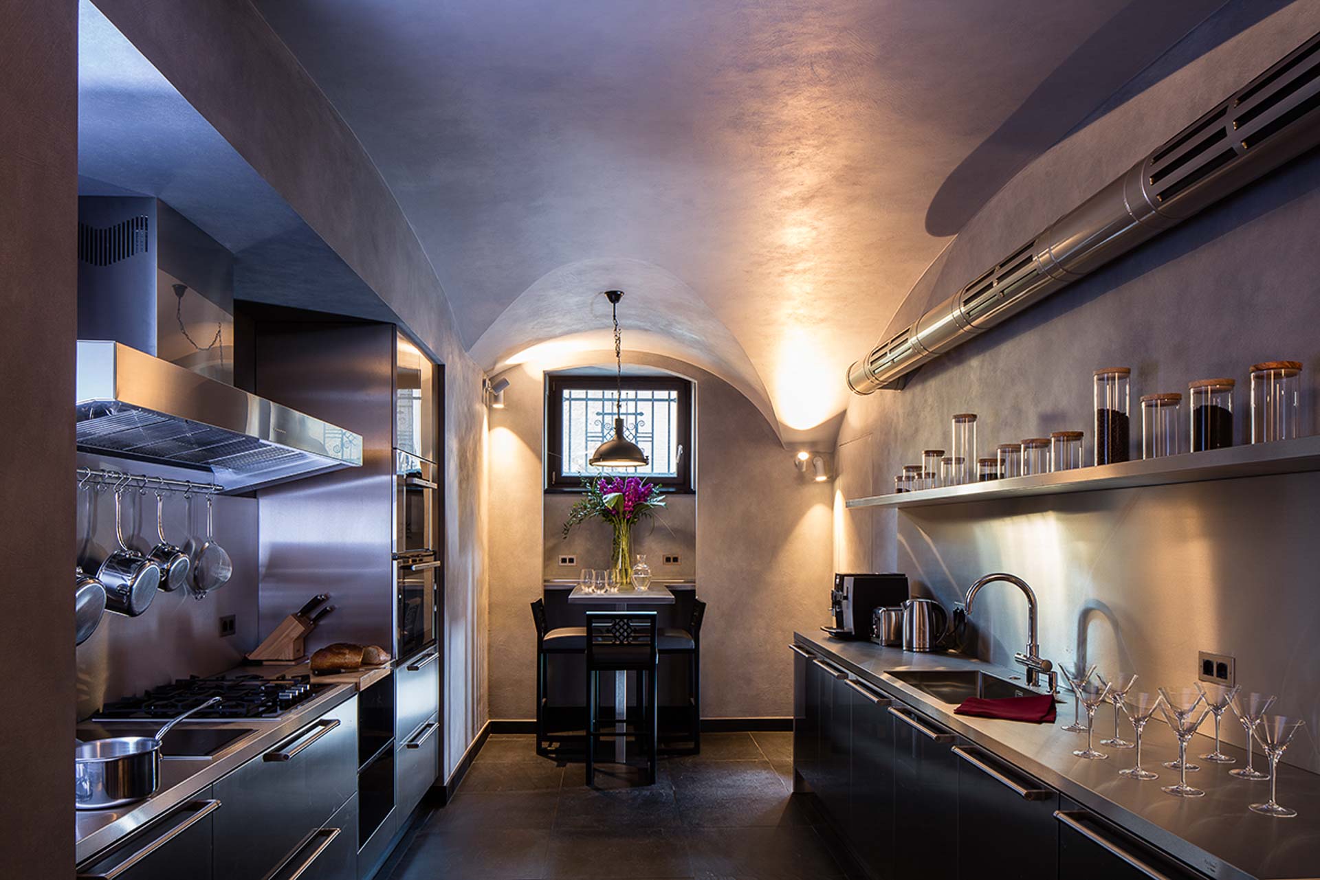 Villa Clara best accommodation Rome luxury home guest service chef italian cuisine kitchen design
