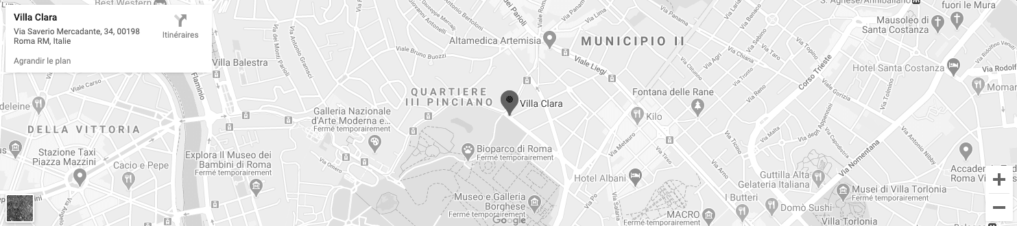 Villa Clara Map