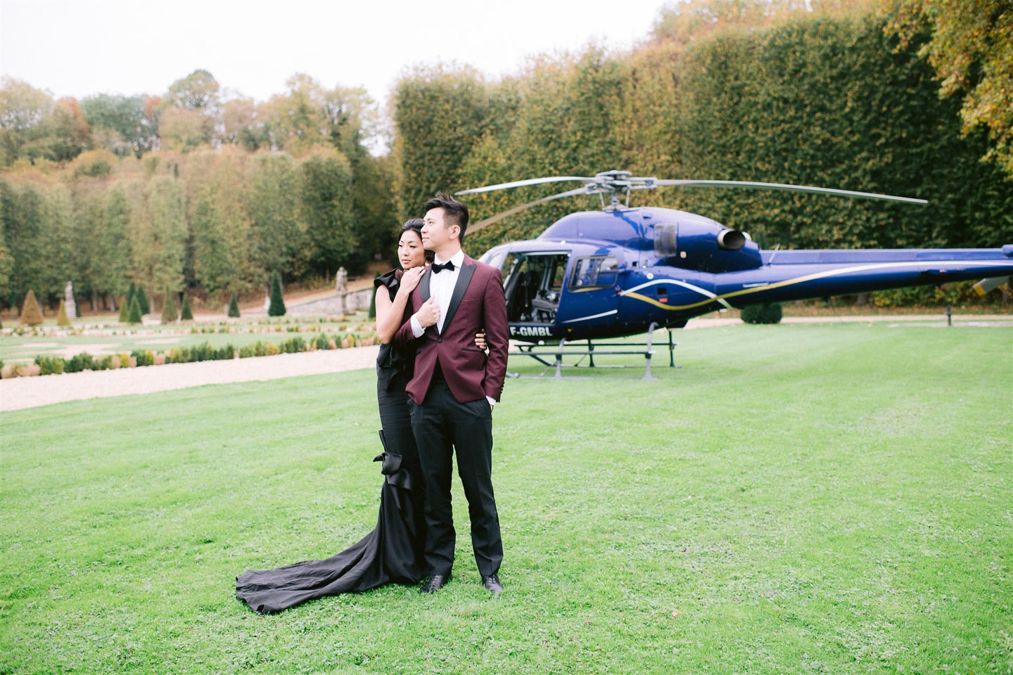 chateau de villette weddings events venue france paris private photoshoot anniversary ideas helicopter rental